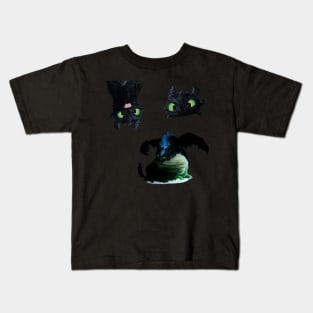 Toothless Sticker Pack Kids T-Shirt